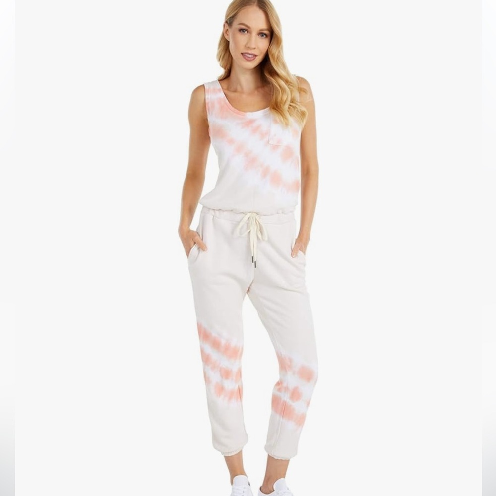 n:PHILANTHROPY World Opal Tie-Dye Women’s Jumpsuit Sunset Tie-Dye SZ Small